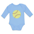 Long Sleeve Bodysuit Baby Baseball Sport Ball Boy & Girl Clothes Cotton
