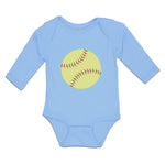 Long Sleeve Bodysuit Baby Baseball Sport Ball Boy & Girl Clothes Cotton - Cute Rascals