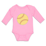 Long Sleeve Bodysuit Baby Baseball Sport Ball Boy & Girl Clothes Cotton - Cute Rascals