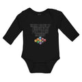 Long Sleeve Bodysuit Baby Grow Wanna Pool My Mommy Sport Tenpin Balls Cotton
