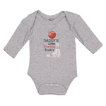 Long Sleeve Bodysuit Baby Daddy's Bowling Buddy Sport Tenpins Ball Cotton - Cute Rascals