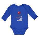 Long Sleeve Bodysuit Baby Daddy's Bowling Buddy Sport Tenpins Ball Cotton - Cute Rascals