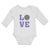 Long Sleeve Bodysuit Baby Love Sport Tenpin Ball for Bowling Boy & Girl Clothes