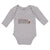 Long Sleeve Bodysuit Baby Daddy's Little Football Buddy Sport Rugby Ball Cotton - Cute Rascals