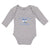 Long Sleeve Bodysuit Baby Future El Salvador Heart Flag Sports Ball Cotton - Cute Rascals