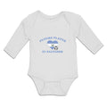 Long Sleeve Bodysuit Baby Future El Salvador Heart Flag Sports Ball Cotton