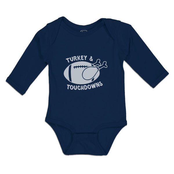 Turkey & Touchdowns Sport Rugby Ball with Chicken Silhouette