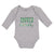 Long Sleeve Bodysuit Baby Daddy's Caddy Sport Golf Ball Green Grass Cotton - Cute Rascals