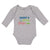 Long Sleeve Bodysuit Baby Daddy's Golfer Sport Flag Bat Golf Grass Cotton - Cute Rascals