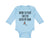 Long Sleeve Bodysuit Baby Born to Play Soccer with My Mom Funny Cotton - Cute Rascals