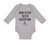 Long Sleeve Bodysuit Baby Born to Play Soccer with My Mom Funny Cotton - Cute Rascals