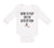 Long Sleeve Bodysuit Baby Born to Play Soccer with My Mom Funny Cotton - Cute Rascals
