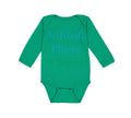 Long Sleeve Bodysuit Baby Softball Player in Training Boy & Girl Clothes Cotton