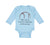 Long Sleeve Bodysuit Baby When Grow up Want to Be Softball Player Cotton