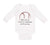 Long Sleeve Bodysuit Baby When Grow up Want to Be Softball Player Cotton