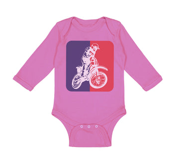 Long Sleeve Bodysuit Baby Motocross Motorcycle Boy & Girl Clothes Cotton
