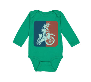 Long Sleeve Bodysuit Baby Motocross Motorcycle Boy & Girl Clothes Cotton