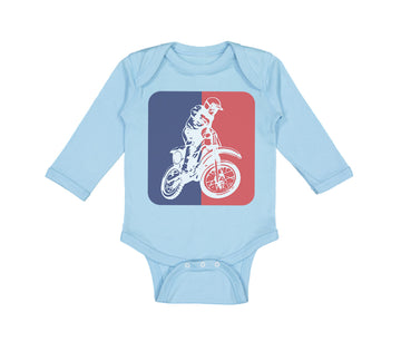 Long Sleeve Bodysuit Baby Motocross Motorcycle Boy & Girl Clothes Cotton