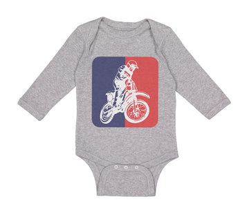 Long Sleeve Bodysuit Baby Motocross Motorcycle Boy & Girl Clothes Cotton