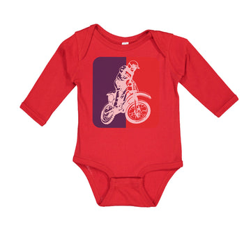 Long Sleeve Bodysuit Baby Motocross Motorcycle Boy & Girl Clothes Cotton