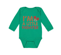 Long Sleeve Bodysuit Baby I'M A Little Fighter Box Boxing Boxer Cotton