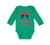 Long Sleeve Bodysuit Baby Wrestling Is in My Blood Sport Wrestling Style C