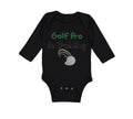 Long Sleeve Bodysuit Baby Golf pro in Training Golf Golfing Boy & Girl Clothes
