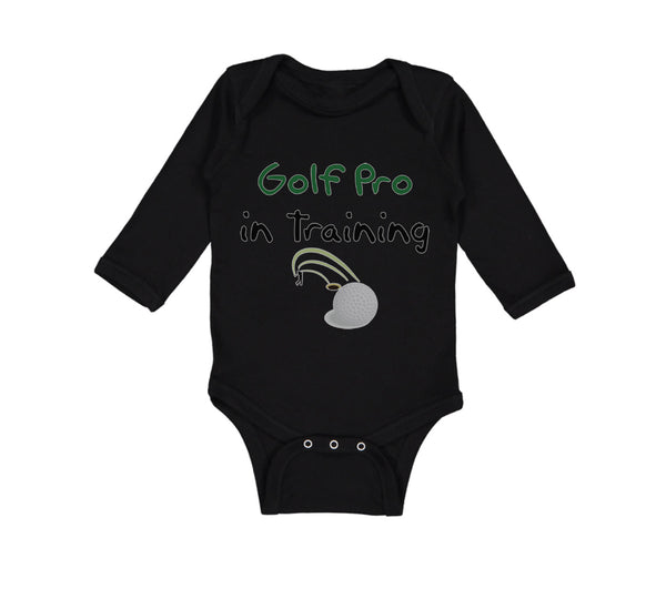 Long Sleeve Bodysuit Baby Golf pro in Training Golf Golfing Boy & Girl Clothes - Cute Rascals