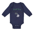 Long Sleeve Bodysuit Baby Golf pro in Training Golf Golfing Boy & Girl Clothes