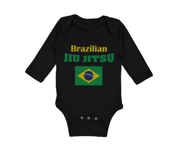 Long Sleeve Bodysuit Baby Brazilian Jiu Jitsu Martial Arts Boy & Girl Clothes