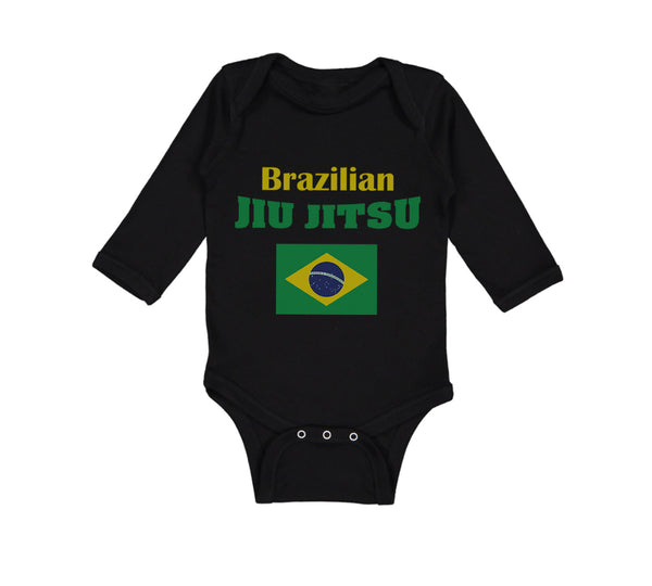 Long Sleeve Bodysuit Baby Brazilian Jiu Jitsu Martial Arts Boy & Girl Clothes - Cute Rascals