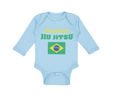 Long Sleeve Bodysuit Baby Brazilian Jiu Jitsu Martial Arts Boy & Girl Clothes