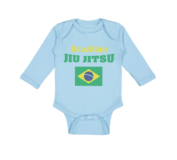 Long Sleeve Bodysuit Baby Brazilian Jiu Jitsu Martial Arts Boy & Girl Clothes - Cute Rascals