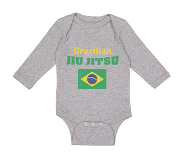 Long Sleeve Bodysuit Baby Brazilian Jiu Jitsu Martial Arts Boy & Girl Clothes
