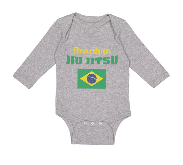 Long Sleeve Bodysuit Baby Brazilian Jiu Jitsu Martial Arts Boy & Girl Clothes - Cute Rascals