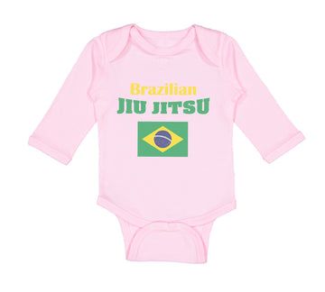 Long Sleeve Bodysuit Baby Brazilian Jiu Jitsu Martial Arts Boy & Girl Clothes