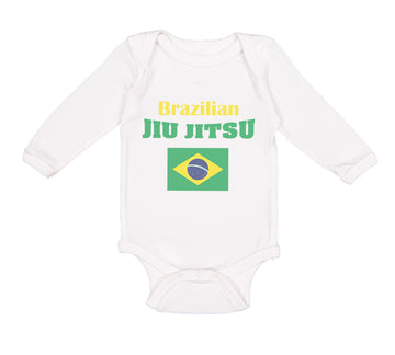 Long Sleeve Bodysuit Baby Brazilian Jiu Jitsu Martial Arts Boy & Girl Clothes