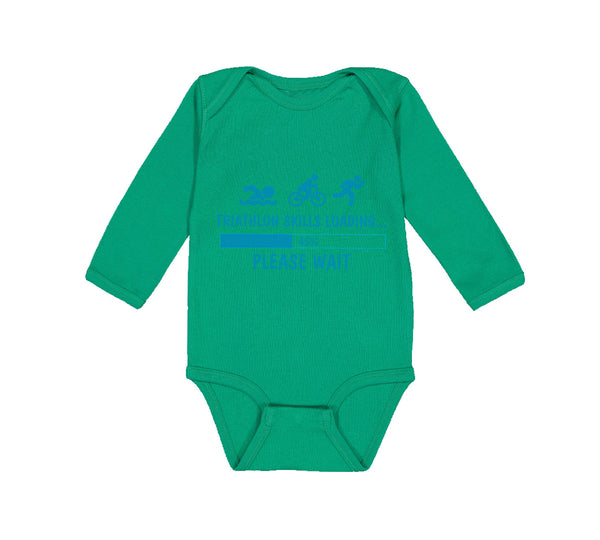 Long Sleeve Bodysuit Baby Triathlon Skills Loading Boy & Girl Clothes Cotton