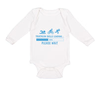 Long Sleeve Bodysuit Baby Triathlon Skills Loading Boy & Girl Clothes Cotton