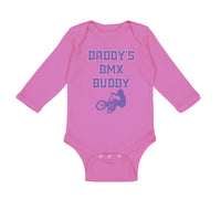 Long Sleeve Bodysuit Baby Daddy's Bmx Buddy Boy & Girl Clothes Cotton - Cute Rascals