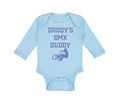 Long Sleeve Bodysuit Baby Daddy's Bmx Buddy Boy & Girl Clothes Cotton