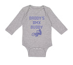 Long Sleeve Bodysuit Baby Daddy's Bmx Buddy Boy & Girl Clothes Cotton - Cute Rascals