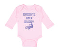 Long Sleeve Bodysuit Baby Daddy's Bmx Buddy Boy & Girl Clothes Cotton