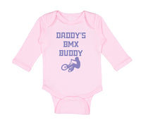 Long Sleeve Bodysuit Baby Daddy's Bmx Buddy Boy & Girl Clothes Cotton - Cute Rascals
