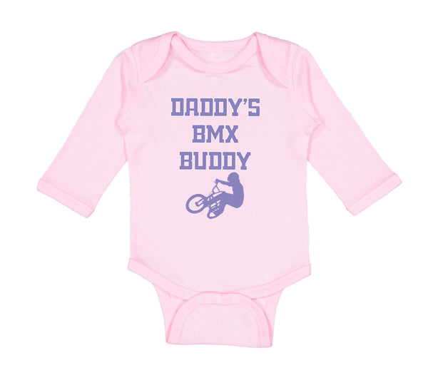 Long Sleeve Bodysuit Baby Daddy's Bmx Buddy Boy & Girl Clothes Cotton - Cute Rascals