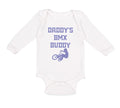 Long Sleeve Bodysuit Baby Daddy's Bmx Buddy Boy & Girl Clothes Cotton