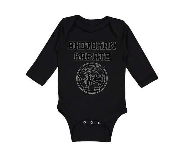 Long Sleeve Bodysuit Baby Shotokan Karate Mma Boy & Girl Clothes Cotton