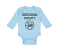 Long Sleeve Bodysuit Baby Shotokan Karate Mma Boy & Girl Clothes Cotton