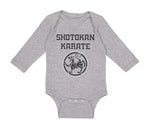 Long Sleeve Bodysuit Baby Shotokan Karate Mma Boy & Girl Clothes Cotton