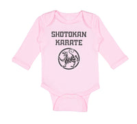 Long Sleeve Bodysuit Baby Shotokan Karate Mma Boy & Girl Clothes Cotton